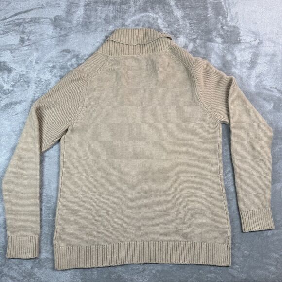 Le 31 Par Simons Cardigan Women’s PM Beige Organic Cotton Pockets GrandmaCore - Picture 2 of 9